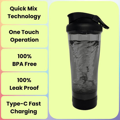 Drinkify Electric Protein Shaker Bottle 20Oz，To Free Your Hands