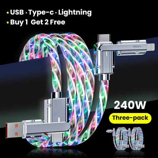 [Buy 1 Get 2]4-In-1 Fast Charging Cable All-In-One Solution for Iphone/Android/Type-C/Micro USB