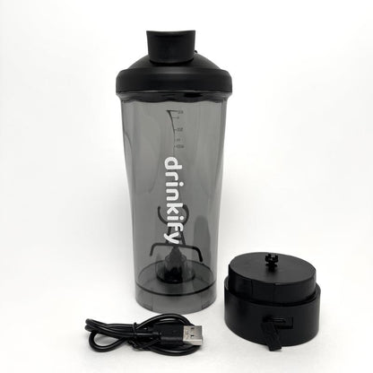 Drinkify Electric Protein Shaker Bottle 20Oz，To Free Your Hands
