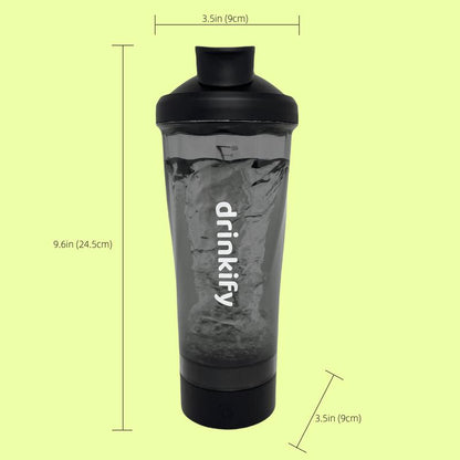 Drinkify Electric Protein Shaker Bottle 20Oz，To Free Your Hands