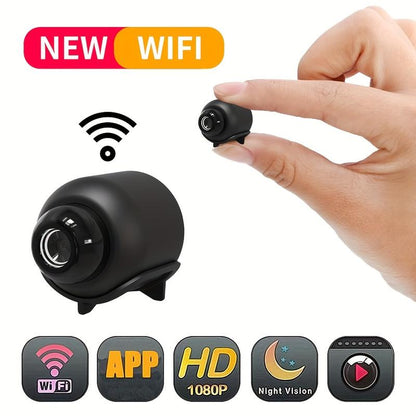1Pc, Wireless Security Camera, 2.4Ghz Small Wifi Pet/Office/Home/Factory Security Camera, Remote Home Watching, Home Anytime, Anywhere, Wide Angle Range Electric Home Security IP Camera (Product without Memory Card)